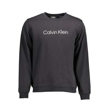 Calvin Klein Black Cotton Men Sweater - Hilstor