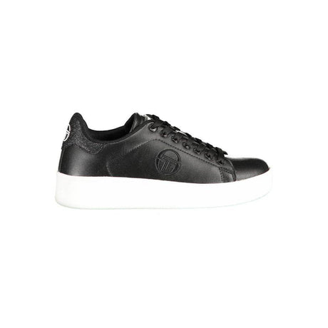 Sergio Tacchini Black Polyester Sneaker - Hilstor