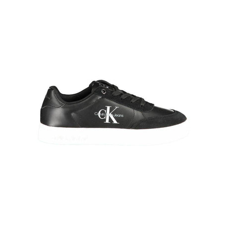 Calvin Klein Black Polyester Sneaker - Hilstor