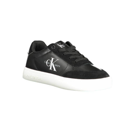 Calvin Klein Black Polyester Sneaker - Hilstor