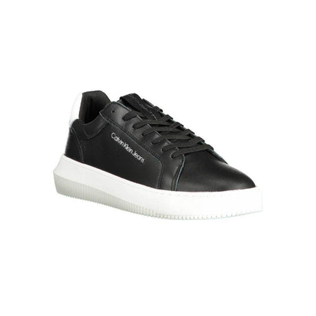 Calvin Klein Black Polyester Sneaker - Hilstor