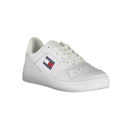 Tommy Hilfiger White Polyester Sneaker - Hilstor