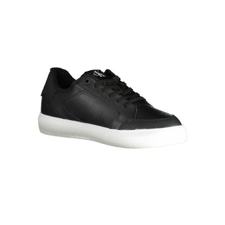 Calvin Klein Black Polyester Sneaker - Hilstor