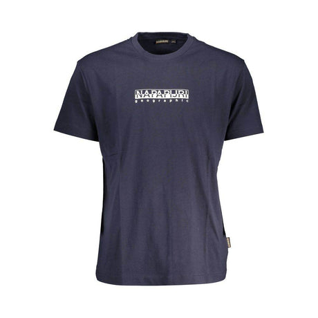 Napapijri Blue Cotton T-Shirt - Hilstor