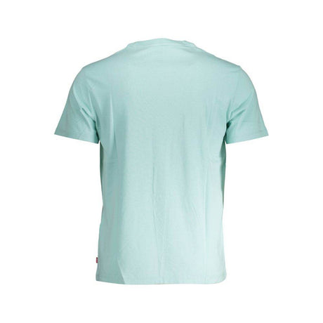 Levi's Blue Cotton T-Shirt - Hilstor