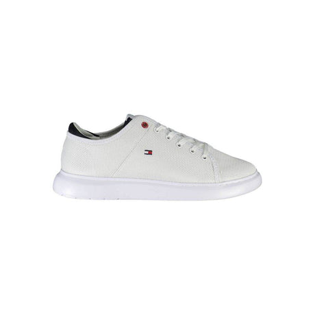 Tommy Hilfiger White Polyester Sneaker - Hilstor