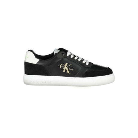 Calvin Klein Black Polyester Sneaker - Hilstor