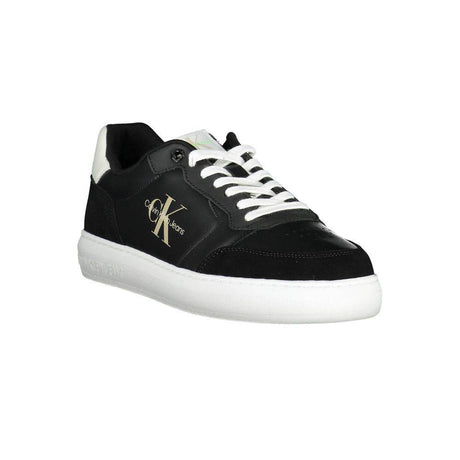 Calvin Klein Black Polyester Sneaker - Hilstor