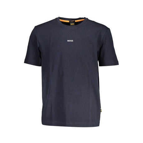 Hugo Boss Blue Cotton T-Shirt - Hilstor
