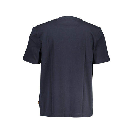 Hugo Boss Blue Cotton T-Shirt - Hilstor
