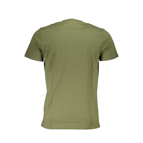 Cavalli Class Green Cotton T-Shirt - Hilstor