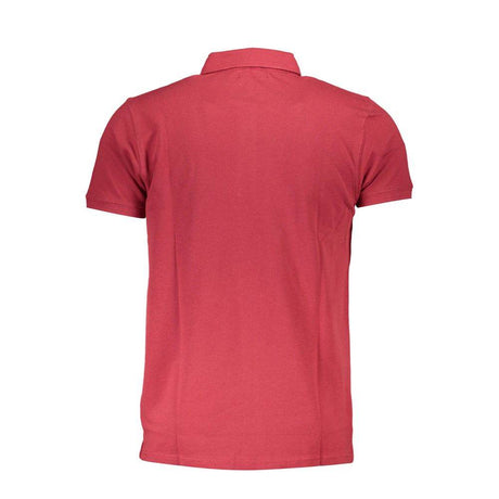Cavalli Class Red Cotton Polo Shirt - Hilstor