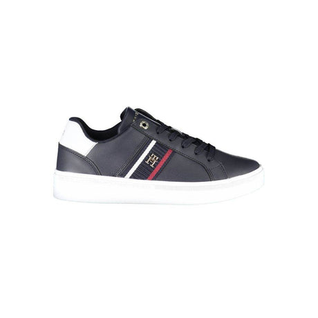 Tommy Hilfiger Blue Polyester Sneaker - Hilstor