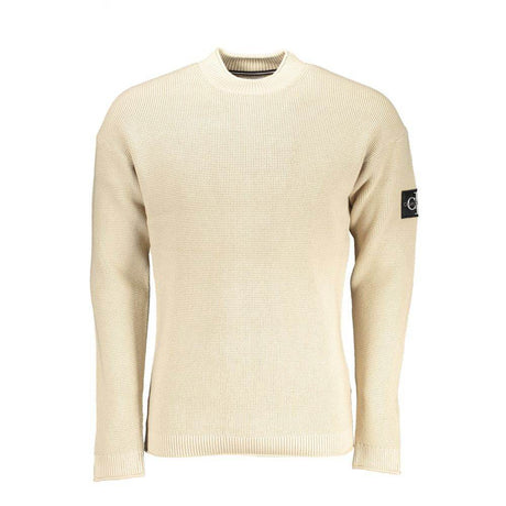 Calvin Klein Beige Cotton Sweater - Hilstor