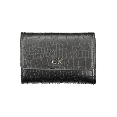 Calvin Klein Black Polyester Wallet - Hilstor