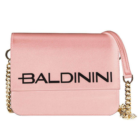Baldinini Trend Pink Calfskin Handbag - Hilstor