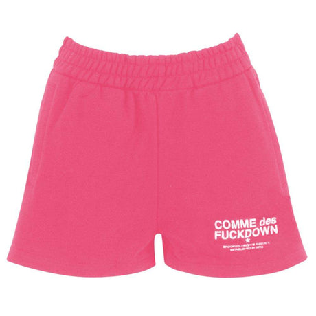 Comme Des Fuckdown Pink Cotton Short - Hilstor