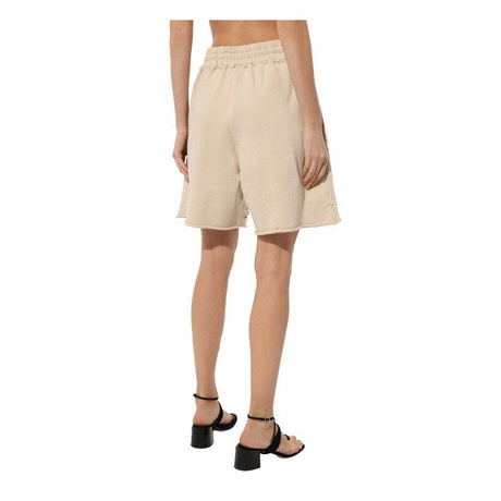 Comme Des Fuckdown Beige Cotton Short - Hilstor