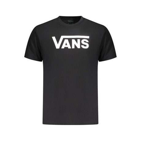 Vans Black Cotton T-Shirt - Hilstor