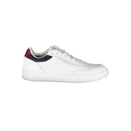 Tommy Hilfiger White Leather Sneaker - Hilstor
