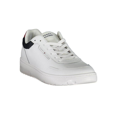 Tommy Hilfiger White Leather Sneaker - Hilstor