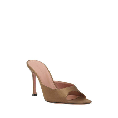Amina Muaddi Alexa Slipper Sandals - Hilstor