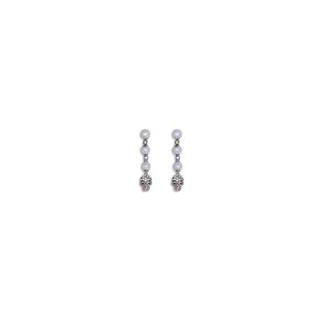 Alexander McQueen Skull pendant Earrings - Hilstor