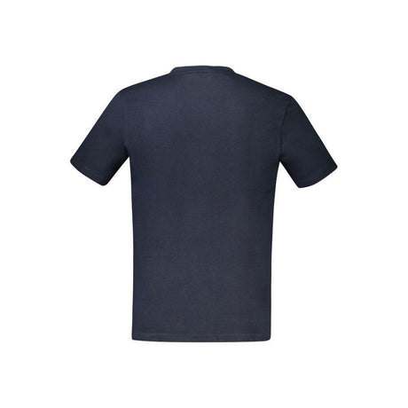 Hugo Boss Blue Cotton Men T-Shirt - Hilstor