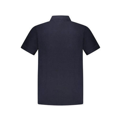 Hugo Boss Blue Cotton Polo Shirt - Hilstor