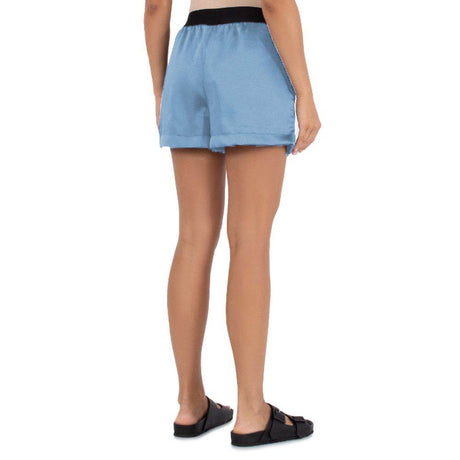 Comme Des Fuckdown Blue Polyester Short - Hilstor