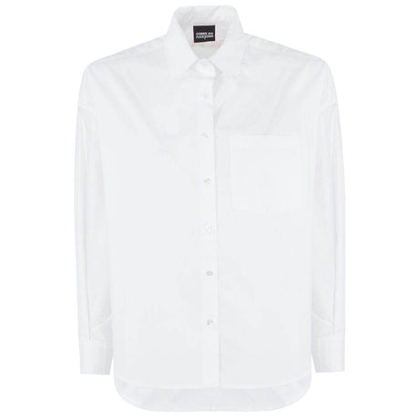 Comme Des Fuckdown White Cotton Shirt - Hilstor
