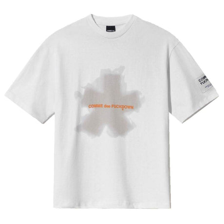 Comme Des Fuckdown White Cotton T-Shirt - Hilstor