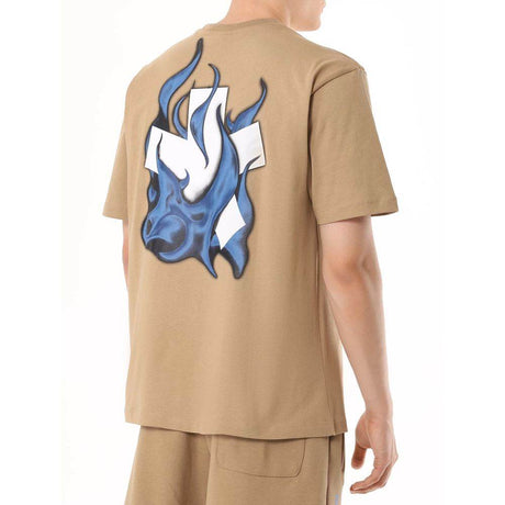 Comme Des Fuckdown Brown Cotton T-Shirt - Hilstor