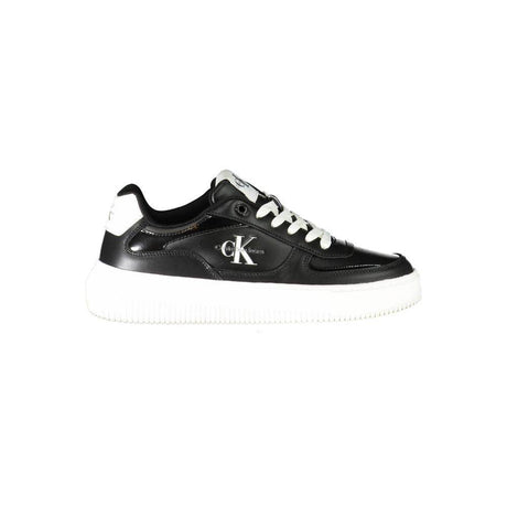 Calvin Klein Black Polyester Sneaker - Hilstor