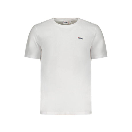 Fila White Cotton T-Shirt - Hilstor