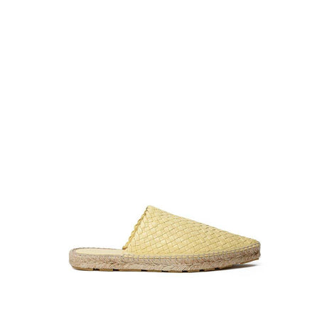 Bottega Veneta Yellow Leather Espadrille - Hilstor