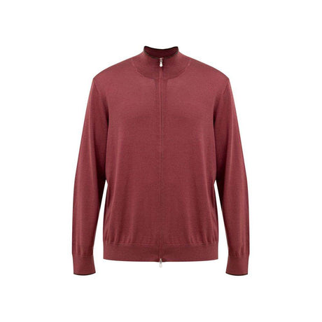 Gran Sasso Red Silk T-Shirt - Hilstor