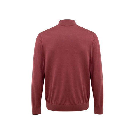 Gran Sasso Red Silk T-Shirt - Hilstor