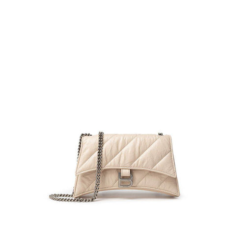Balenciaga Beige Leather Shoulder Bag - Hilstor