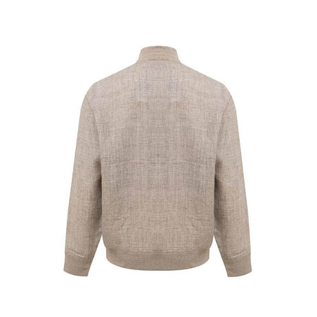 Gran Sasso Beige Linen Jackets & Coat - Hilstor