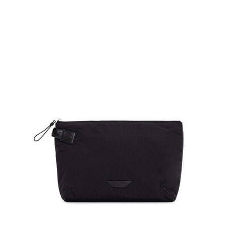 Bottega Veneta Black Nylon Clutch Bag - Hilstor