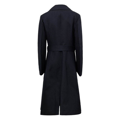 Bottega Veneta Blue Cotton Trench Coat - Hilstor
