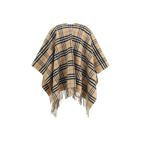 Burberry Archivio Check Cashmere Cape - Hilstor