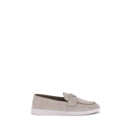 Prada Suede Loafers - Hilstor