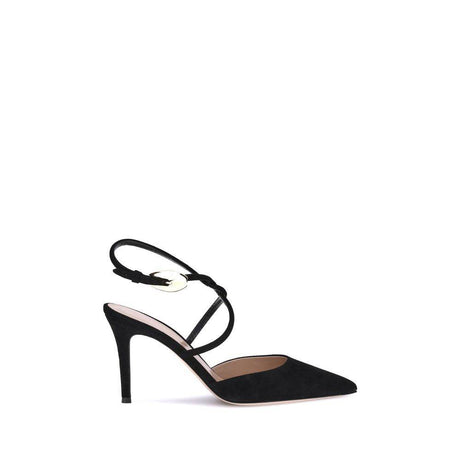 Gianvito Rossi Suede Pums - Hilstor