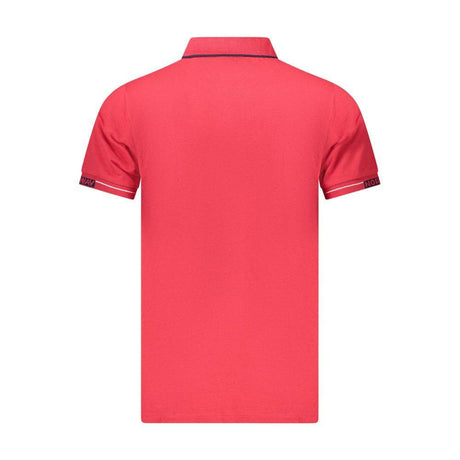 Norway 1963 Red Cotton Men Polo Shirt - Hilstor