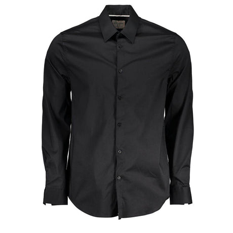 Guess Jeans Black Cotton Shirt - Hilstor