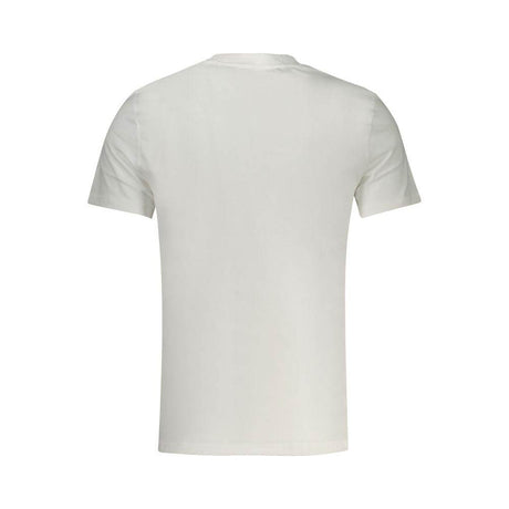 Guess Jeans White Cotton T-Shirt - Hilstor
