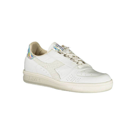 Diadora White Fabric Sneaker - Hilstor