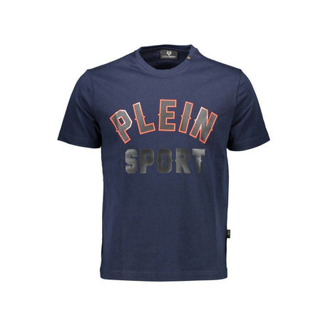 Plein Sport Blue Cotton T-Shirt - Hilstor